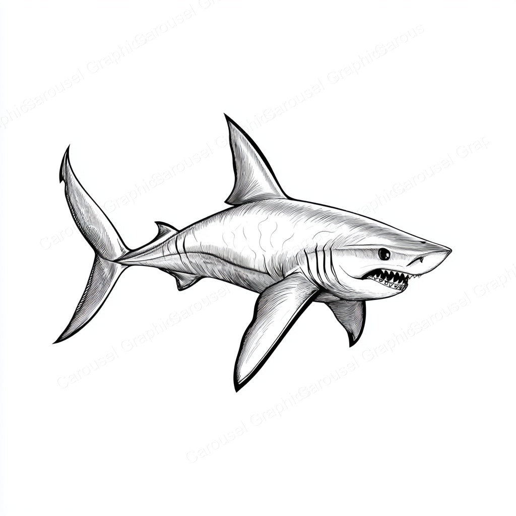 Shark Vector Graphic preview