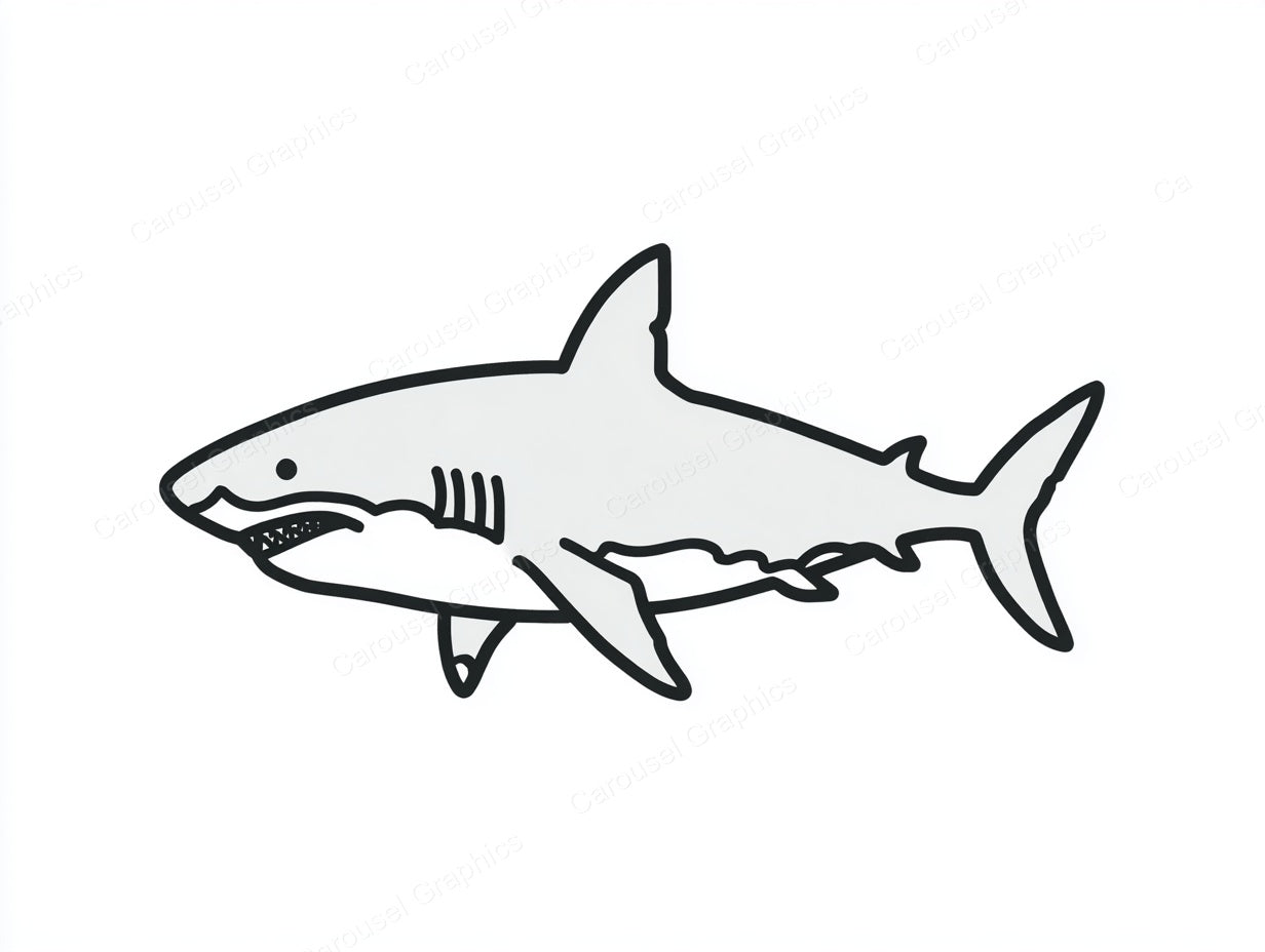 Shark Vector Graphic preview