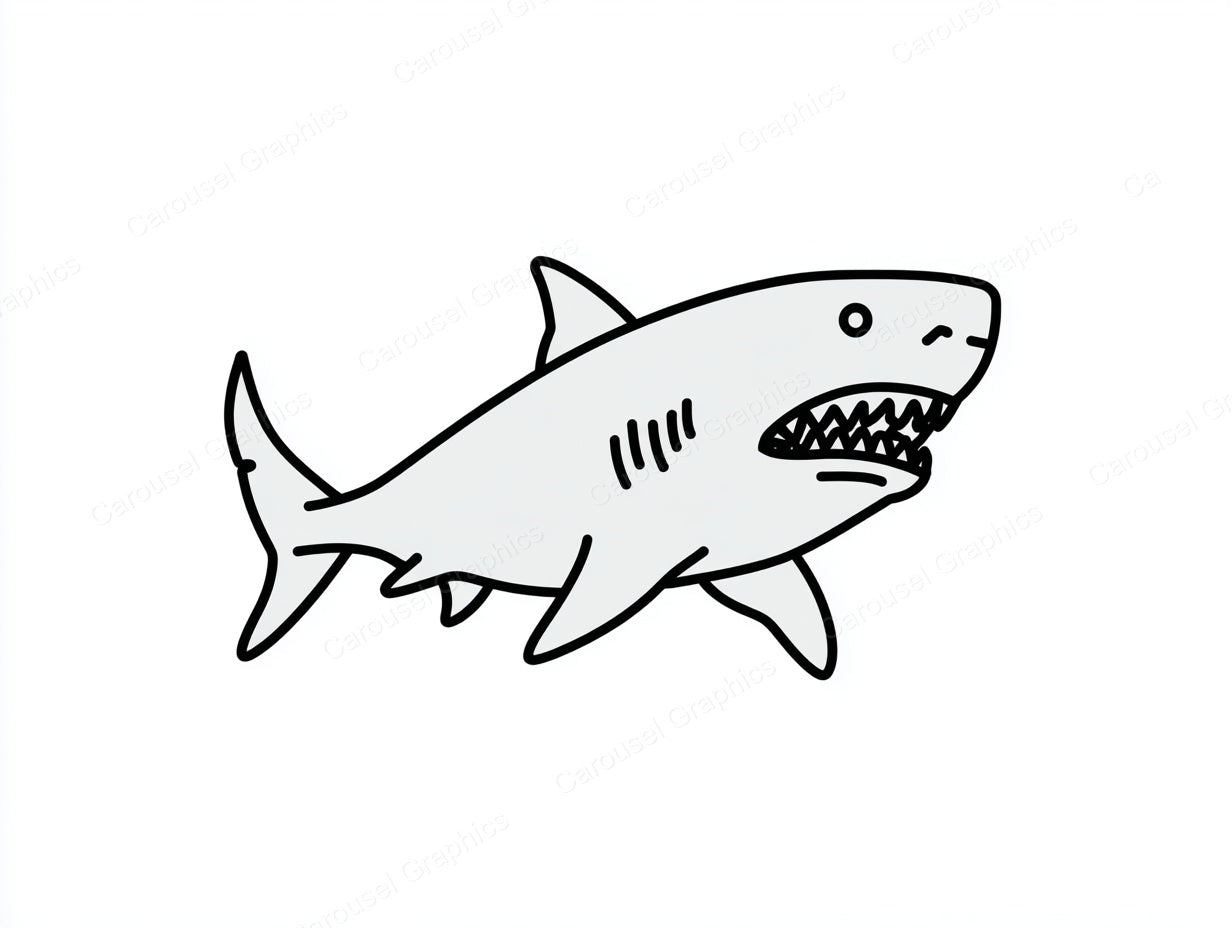 Shark Vector Graphic preview