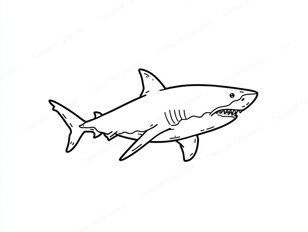 Shark Vector Graphic preview