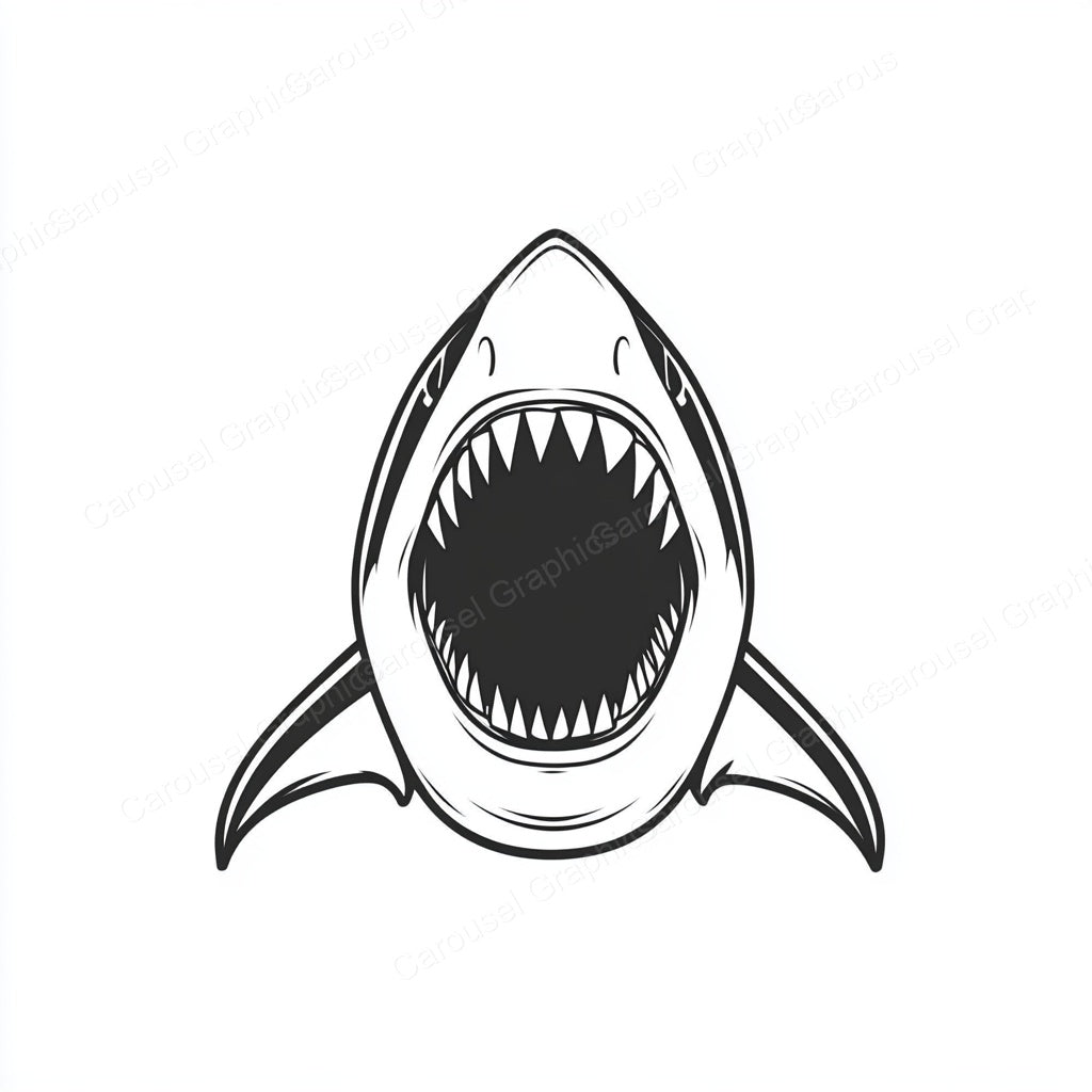 Shark Vector Graphic preview