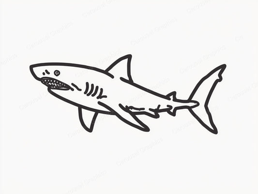 Shark Vector Graphic preview