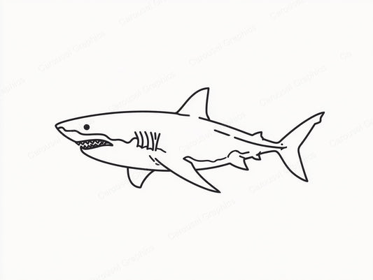 Shark Vector Graphic preview