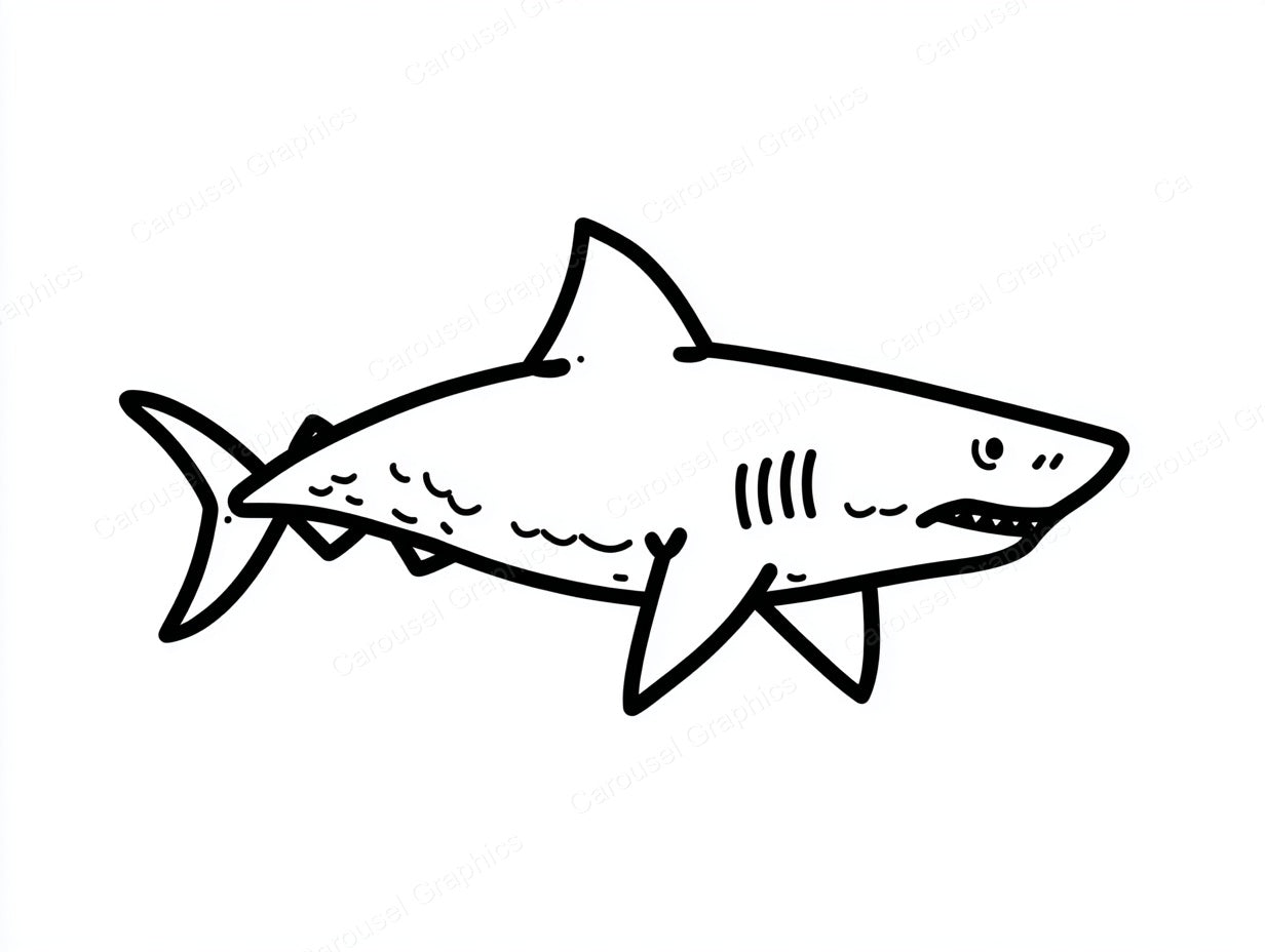 Shark Vector Graphic preview