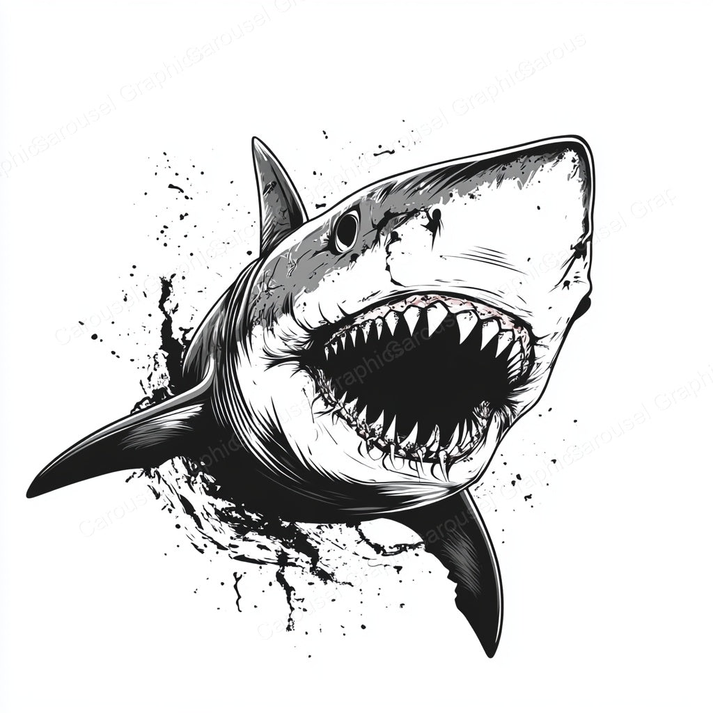 Shark Vector Graphic preview