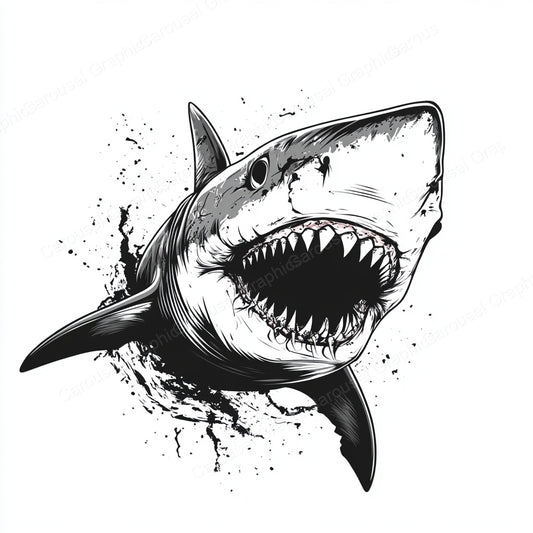 Shark Vector Graphic preview