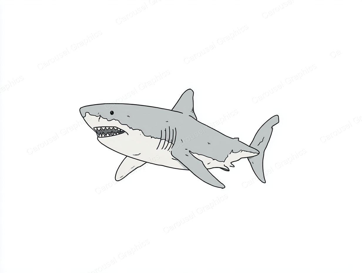 Shark Vector Graphic preview