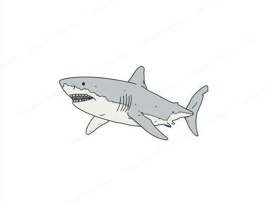 Shark Vector Graphic preview