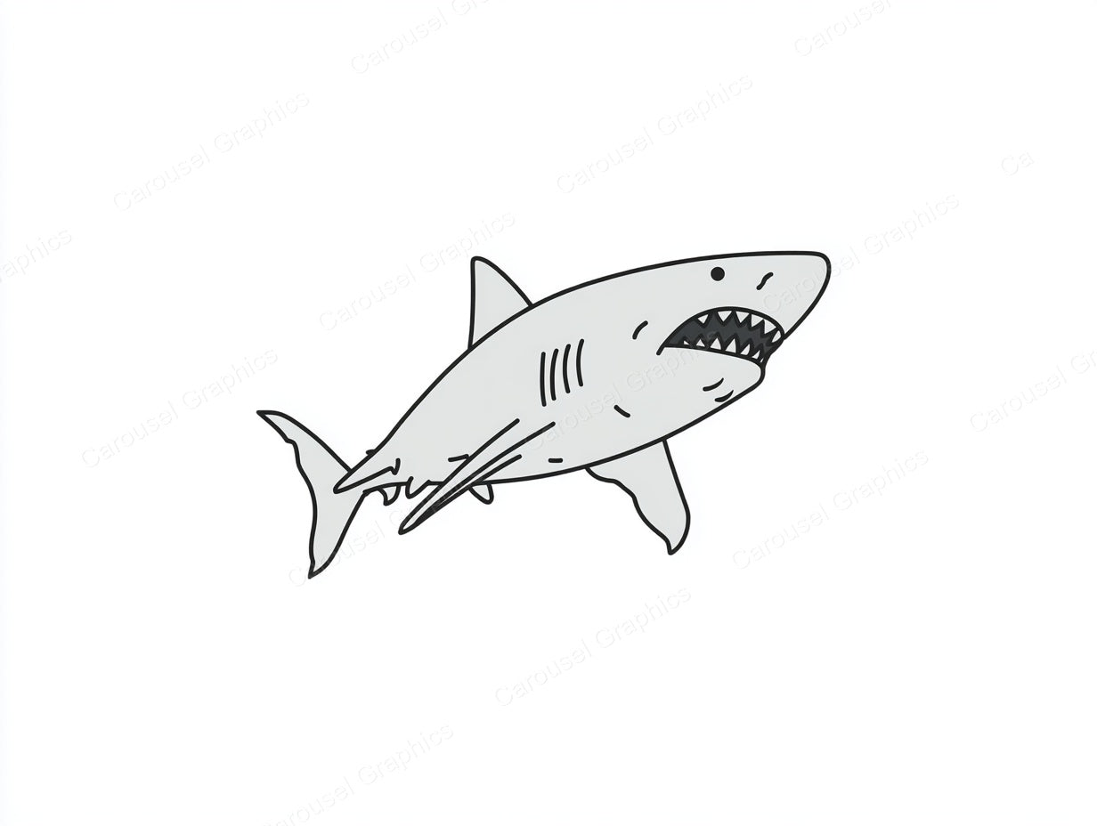 Shark Vector Graphic preview