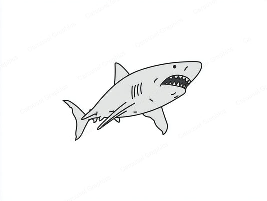 Shark Vector Graphic preview