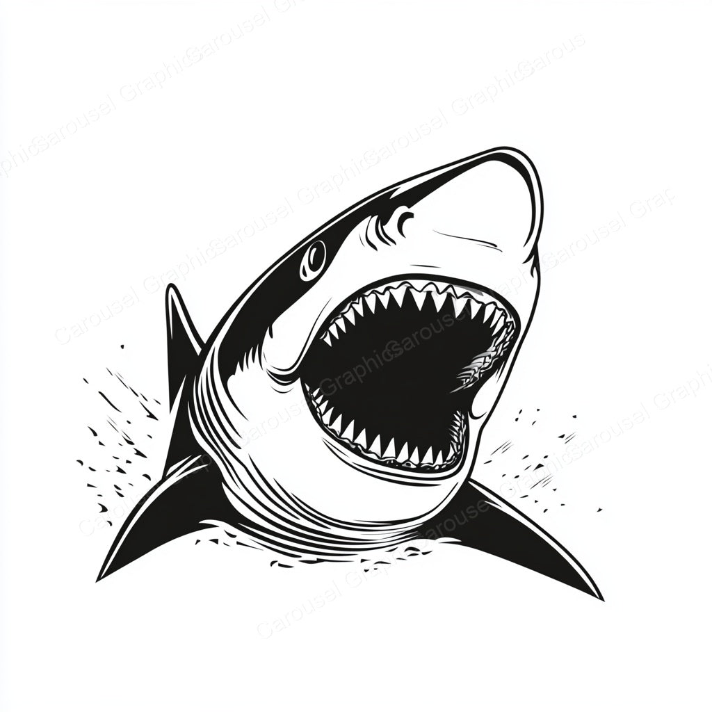Shark Vector Graphic preview