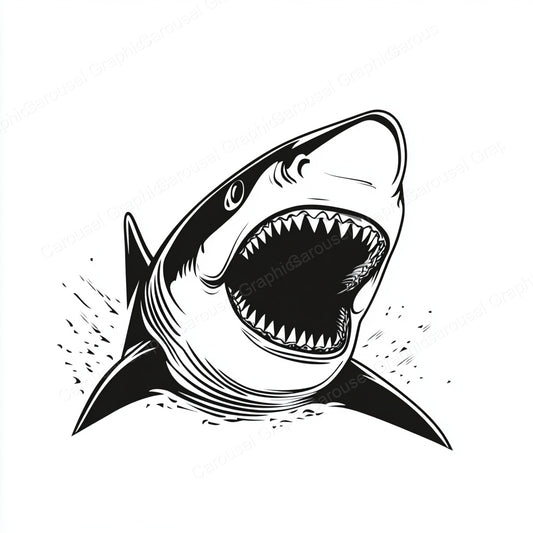 Shark Vector Graphic preview
