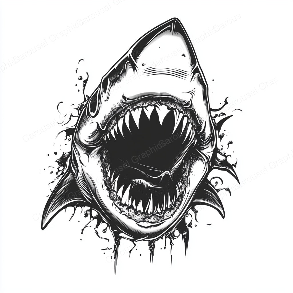 Shark Vector Graphic preview