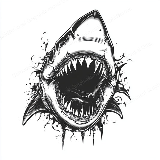 Shark Vector Graphic preview
