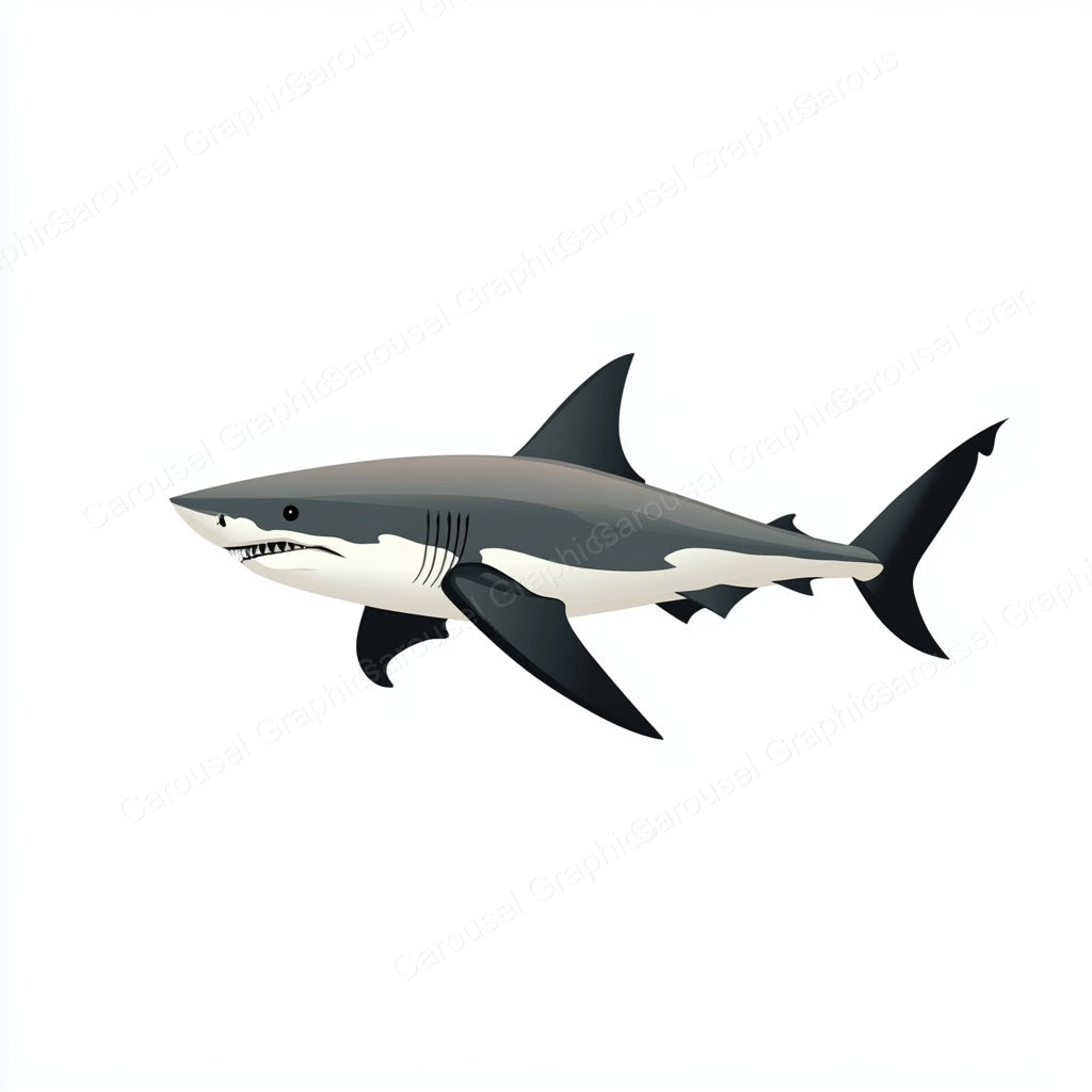 Shark Vector Graphic preview