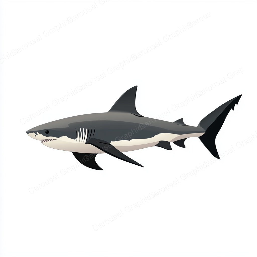 Shark Vector Graphic preview