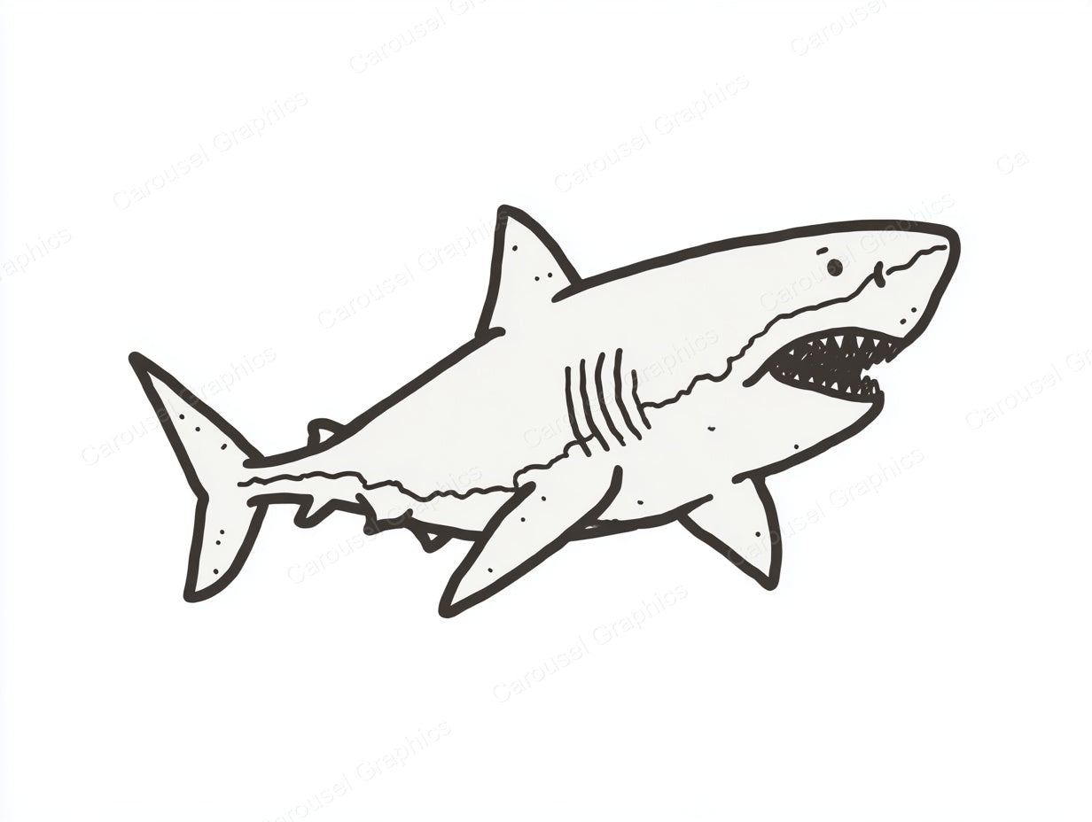 Shark Vector Graphic preview