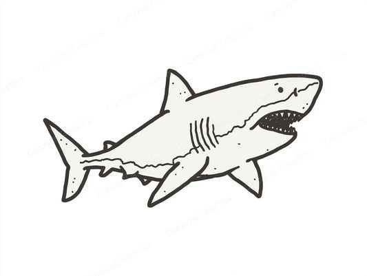 Shark Vector Graphic preview