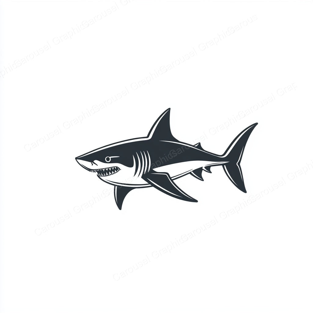 Shark Vector Graphic preview
