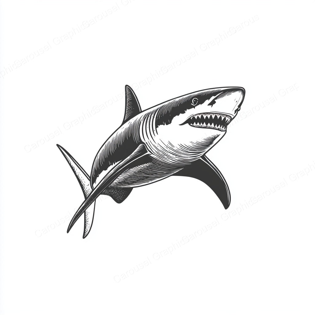 Shark Vector Graphic preview