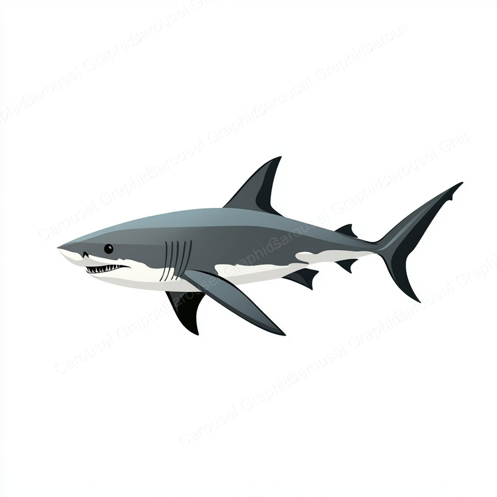 Shark Vector Graphic preview