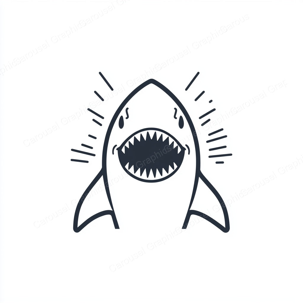 Shark Vector Graphic preview