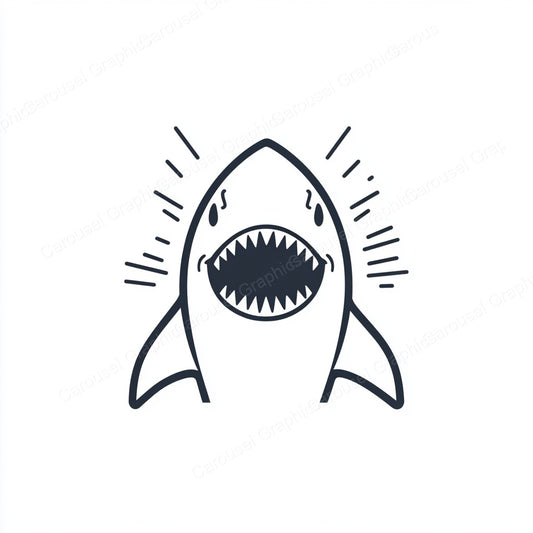 Shark Vector Graphic preview