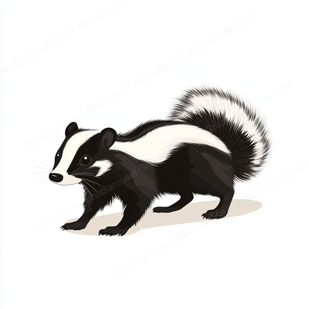 Skunk Vector Graphic preview