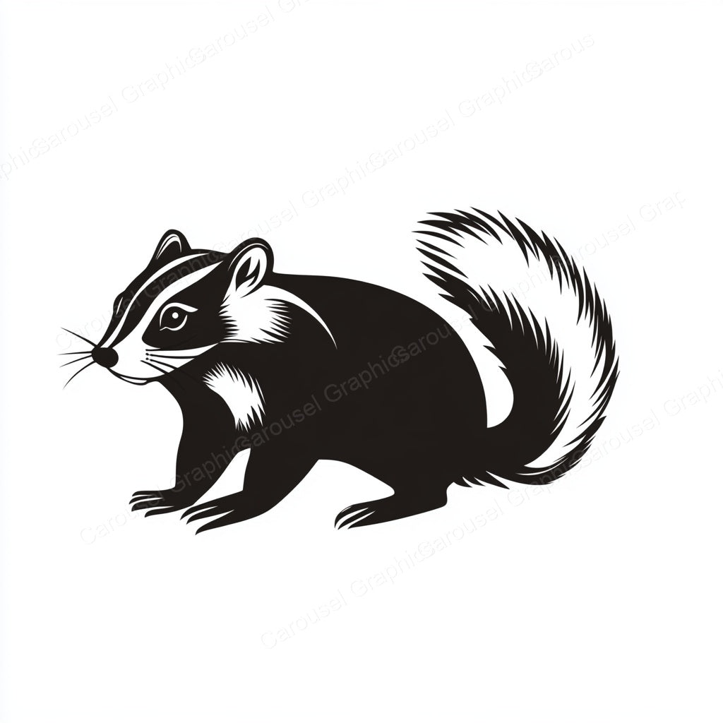 Skunk Vector Graphic preview