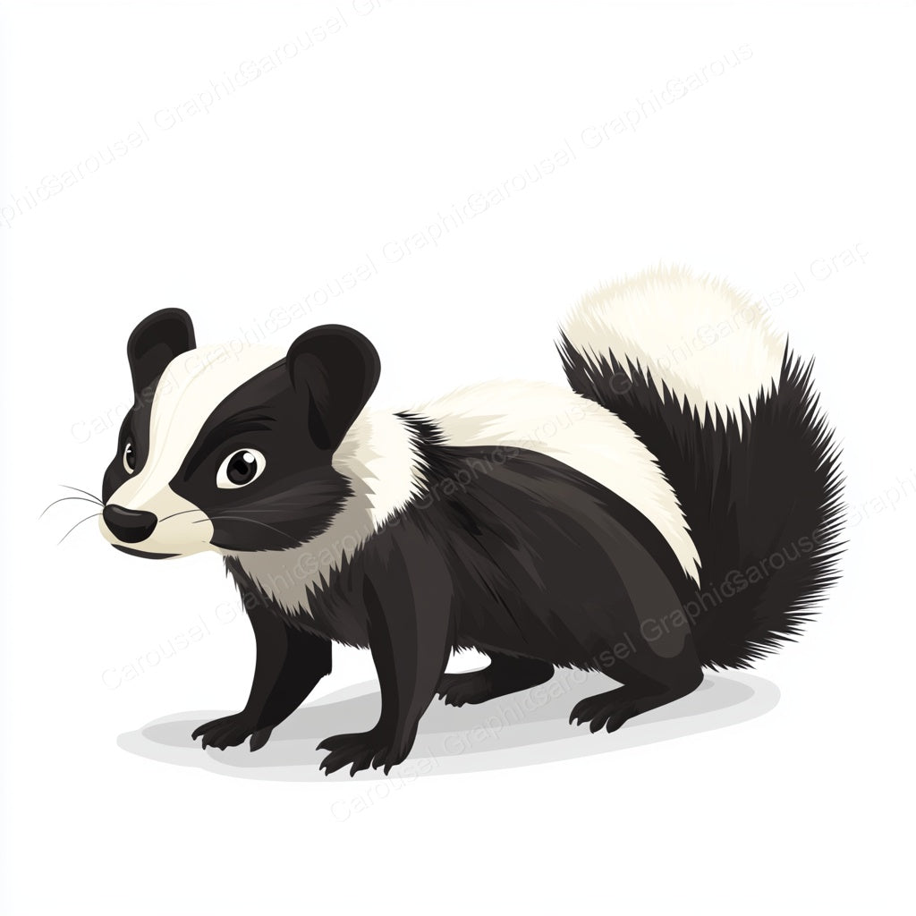 Skunk Vector Graphic preview