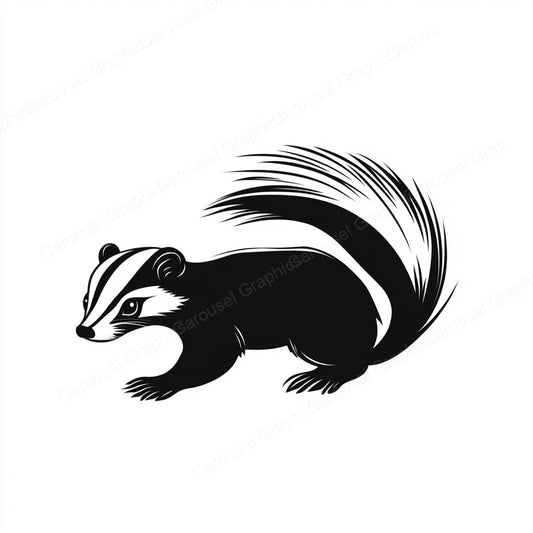 Skunk Vector Graphic preview