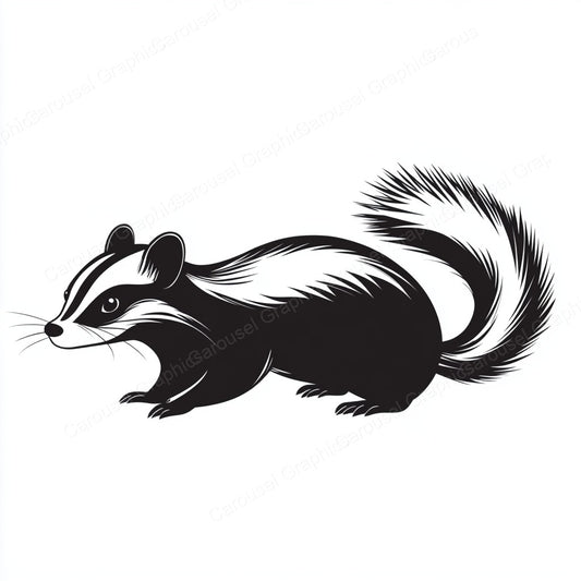 Skunk Vector Graphic preview