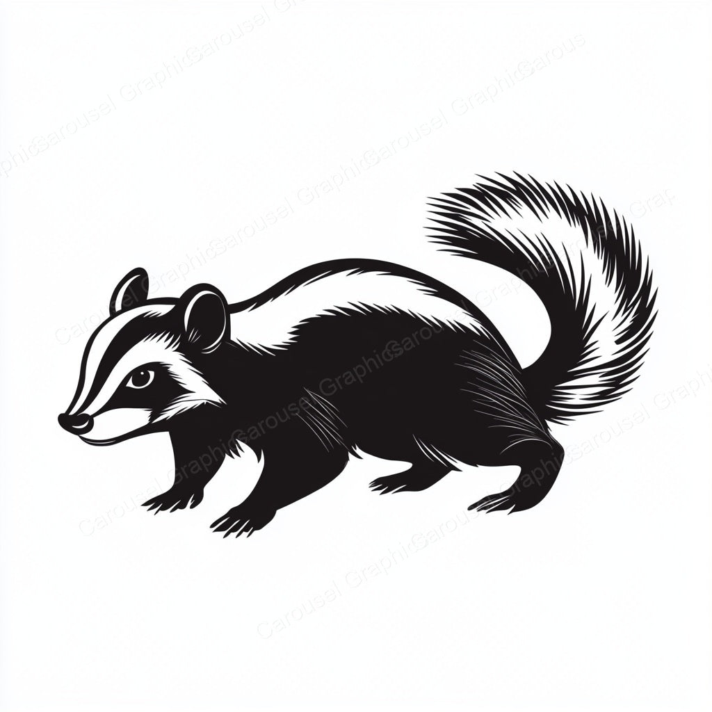 Skunk Vector Graphic preview