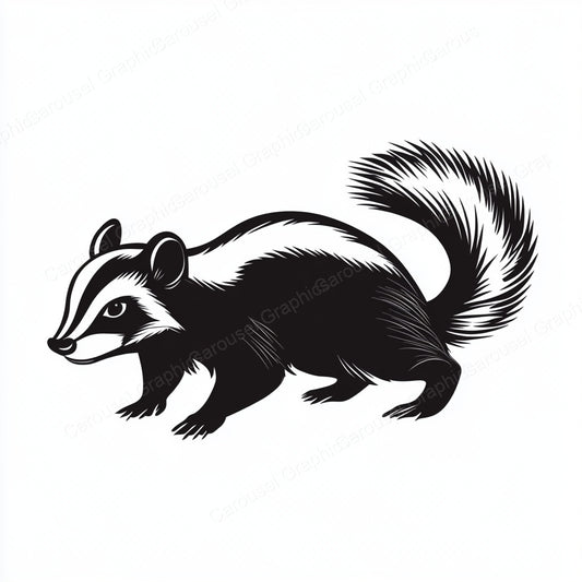 Skunk Vector Graphic preview