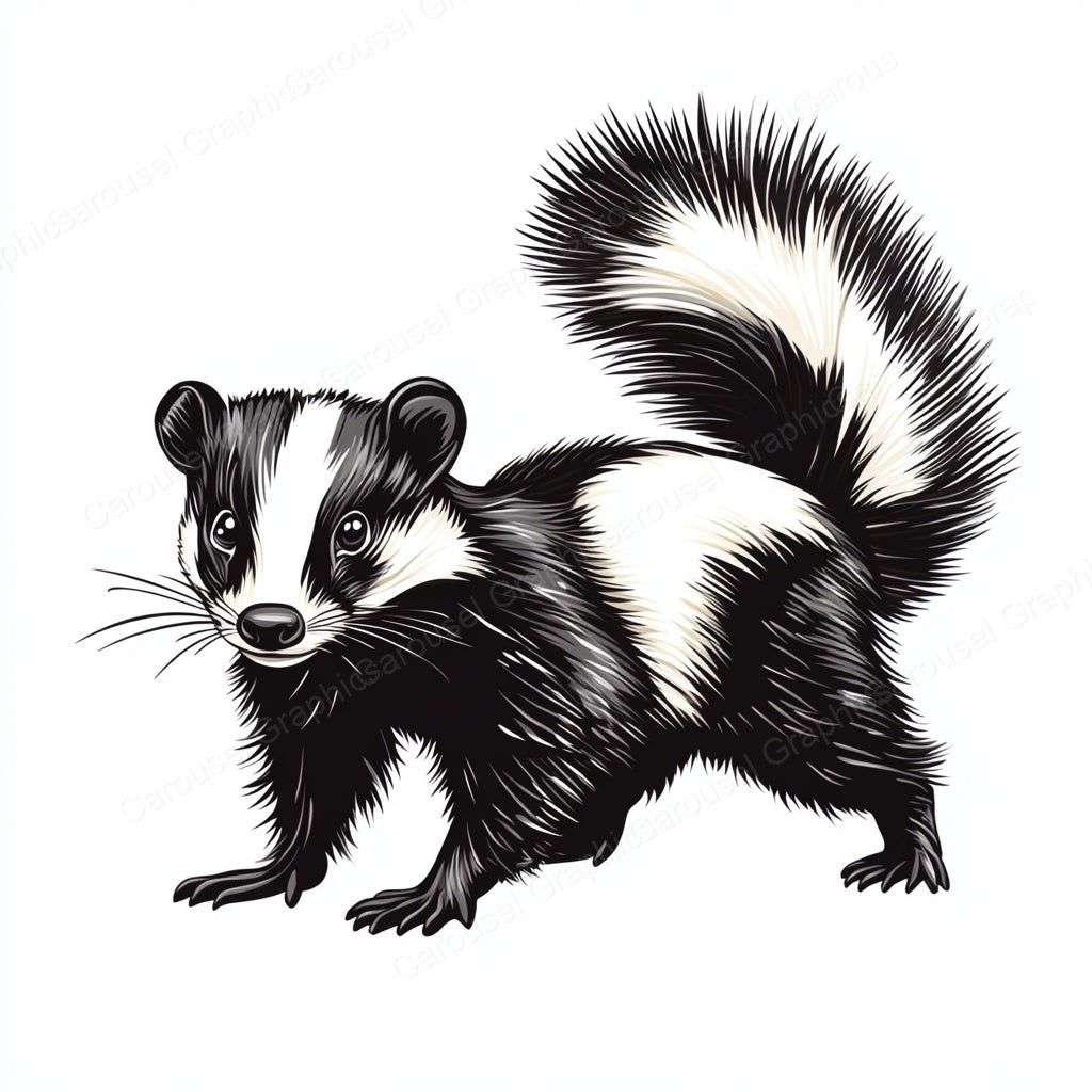 Skunk Vector Graphic preview