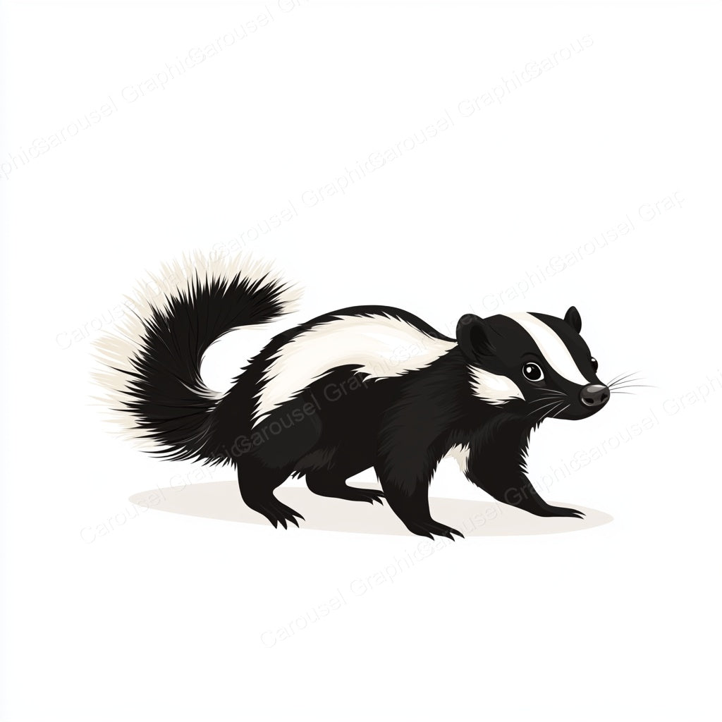 Skunk Vector Graphic preview