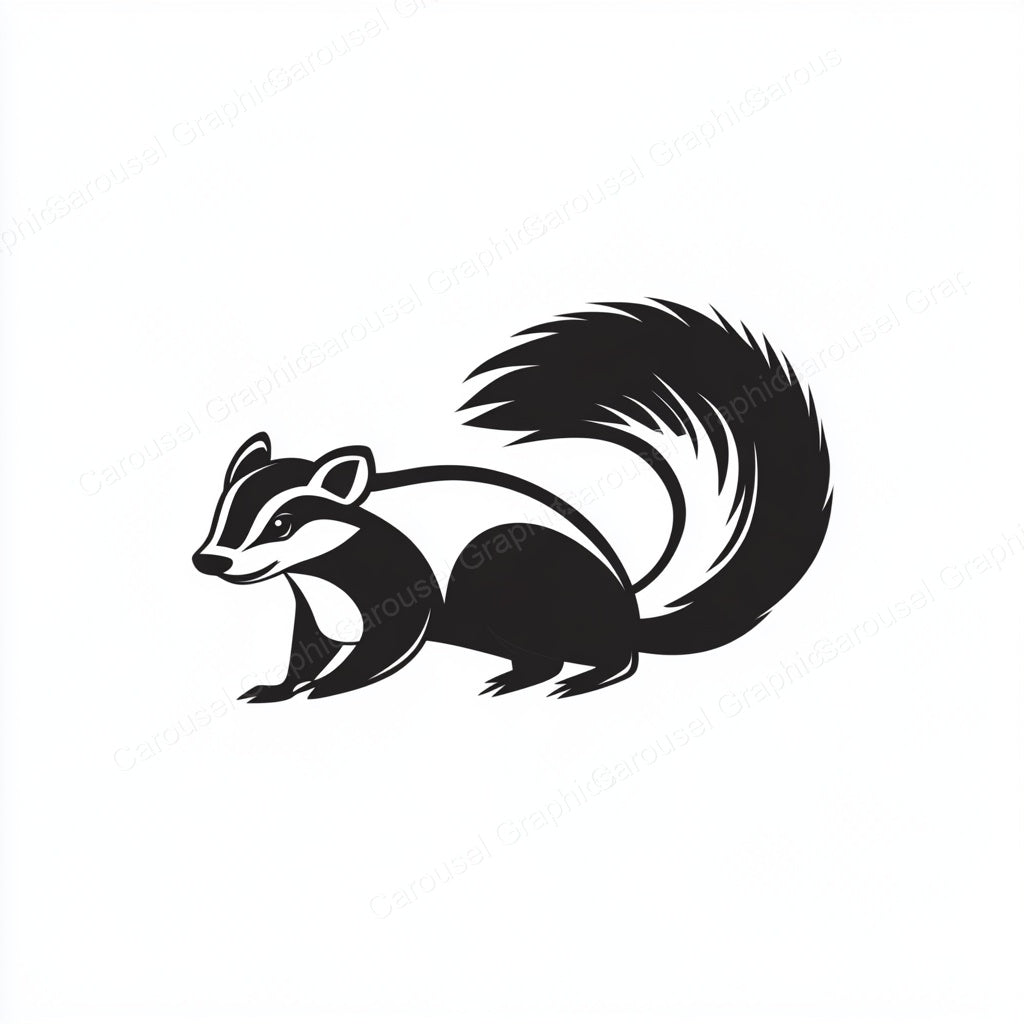 Skunk Vector Graphic preview