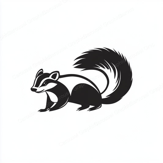 Skunk Vector Graphic preview
