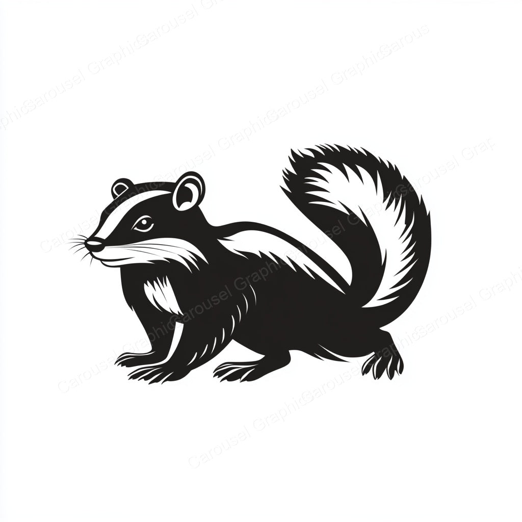 Skunk Vector Graphic preview