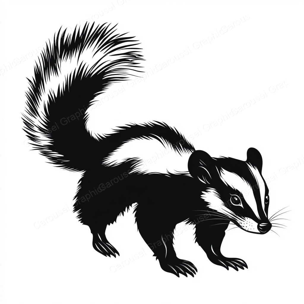 Skunk Vector Graphic preview