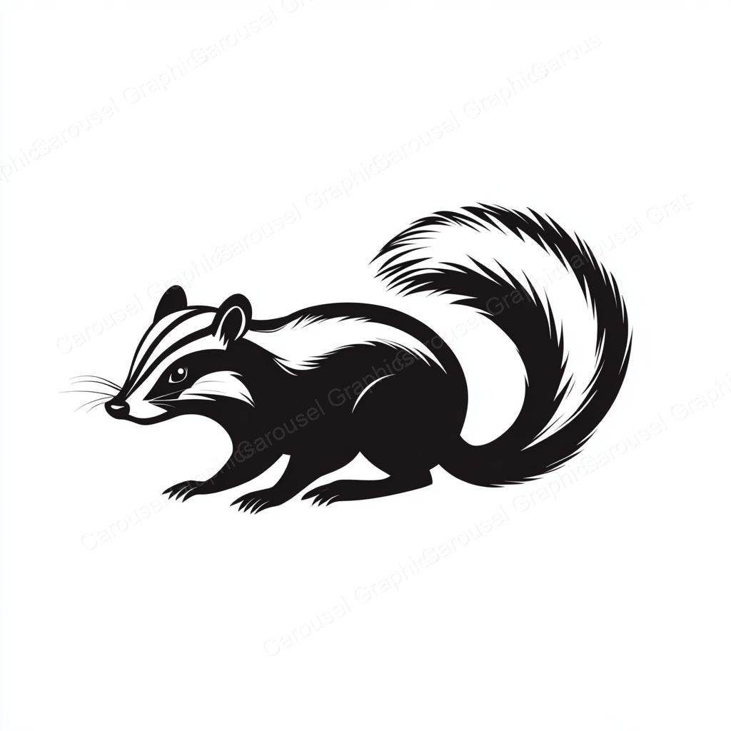 Skunk Vector Graphic preview