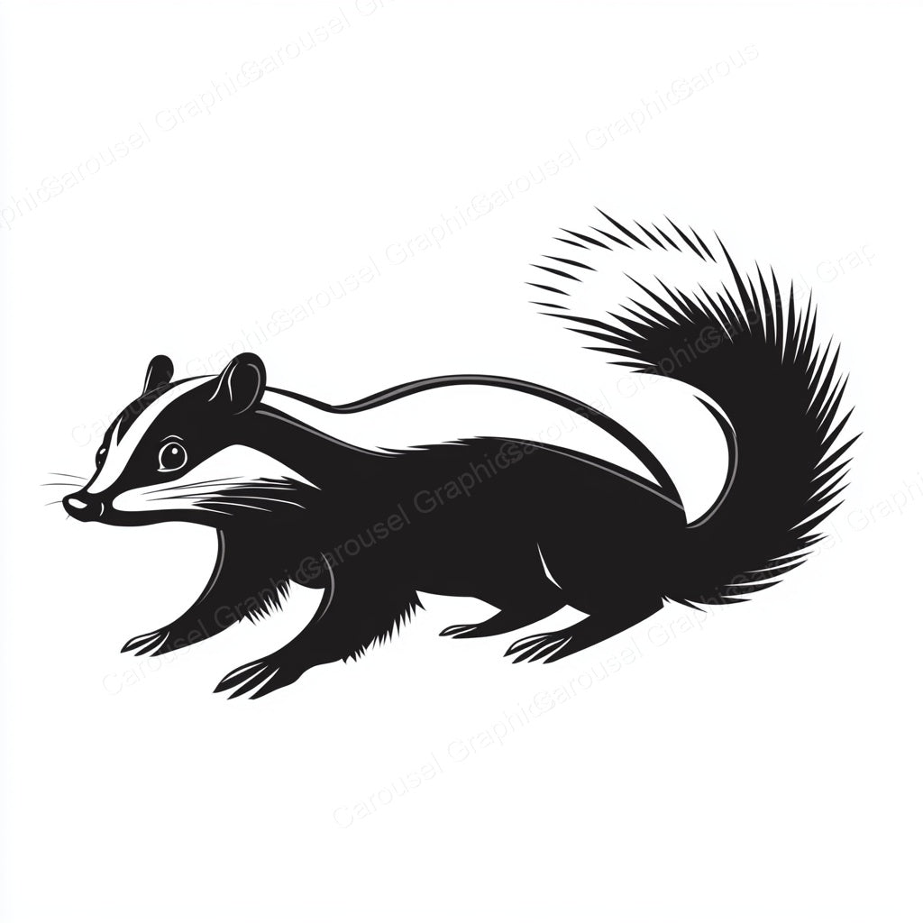 Skunk Vector Graphic preview