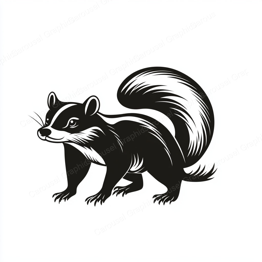 Skunk Vector Graphic preview