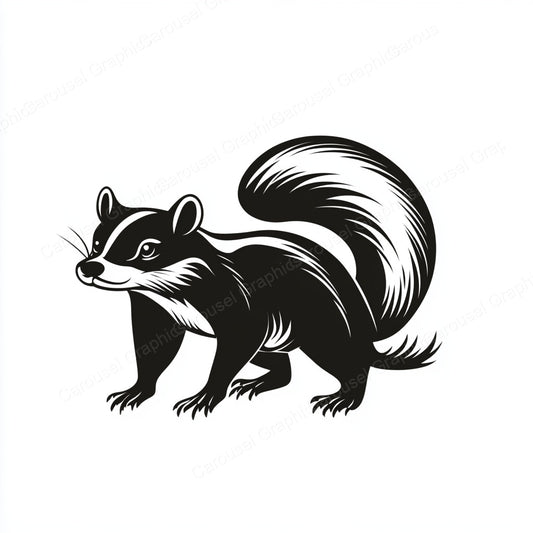 Skunk Vector Graphic preview