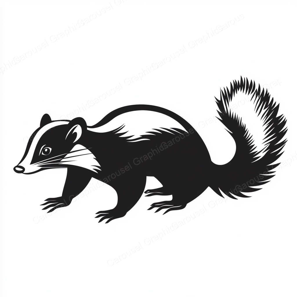 Skunk Vector Graphic preview
