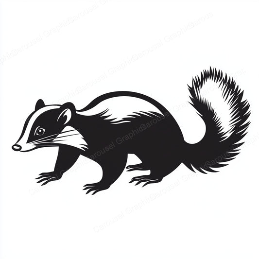 Skunk Vector Graphic preview