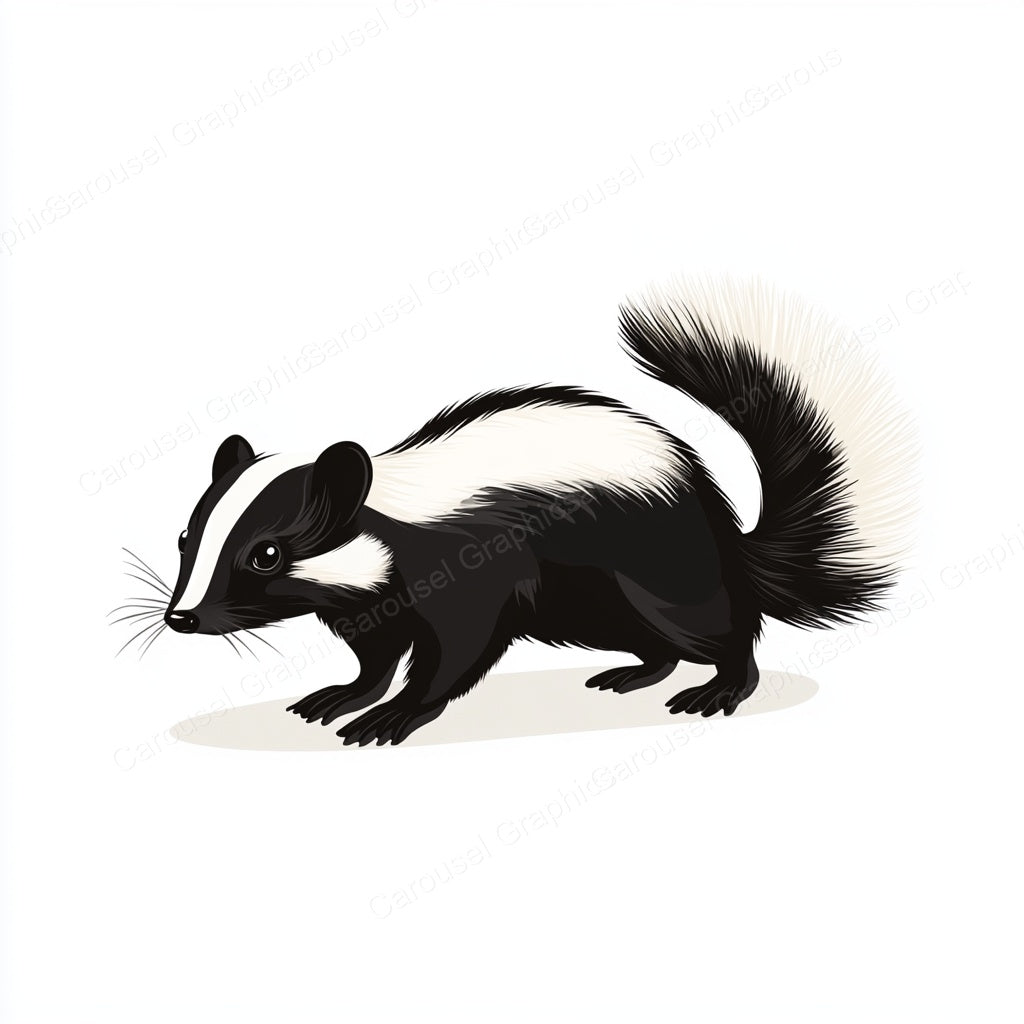 Skunk Vector Graphic preview