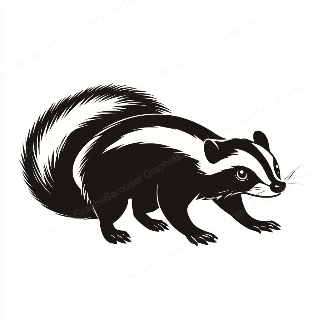 Skunk Vector Graphic preview