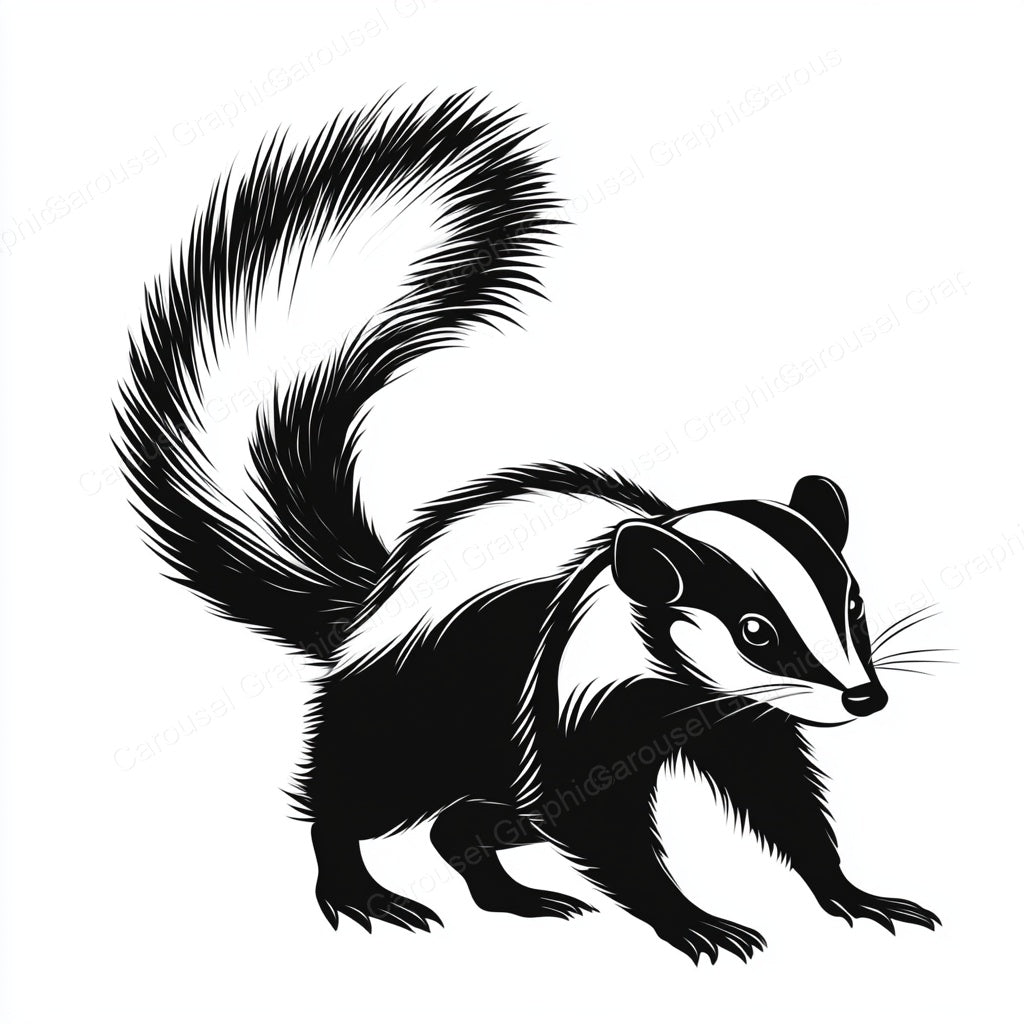 Skunk Vector Graphic preview