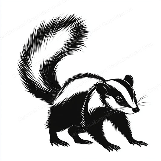 Skunk Vector Graphic preview